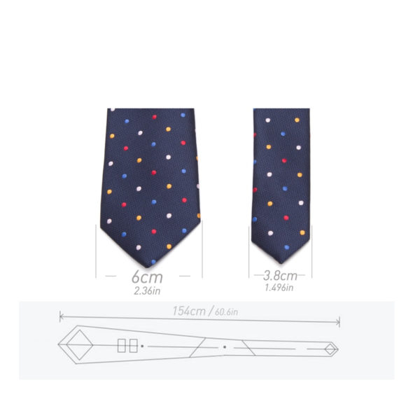 Men's Printed and Dotted Tie