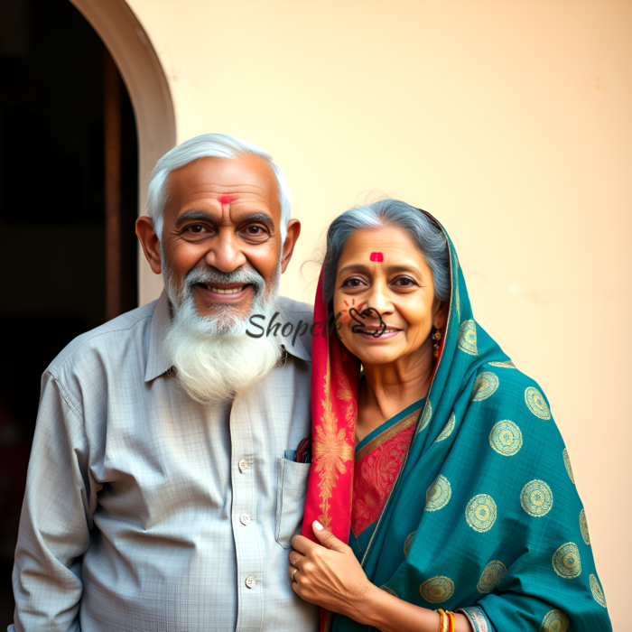 Old Indian Couple